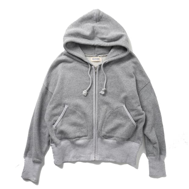 BEAMS BOY French Terry Full Zip Hoodie