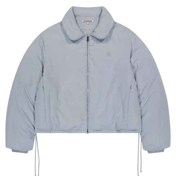 코이세이오 패딩 solid padded jacket sky blue