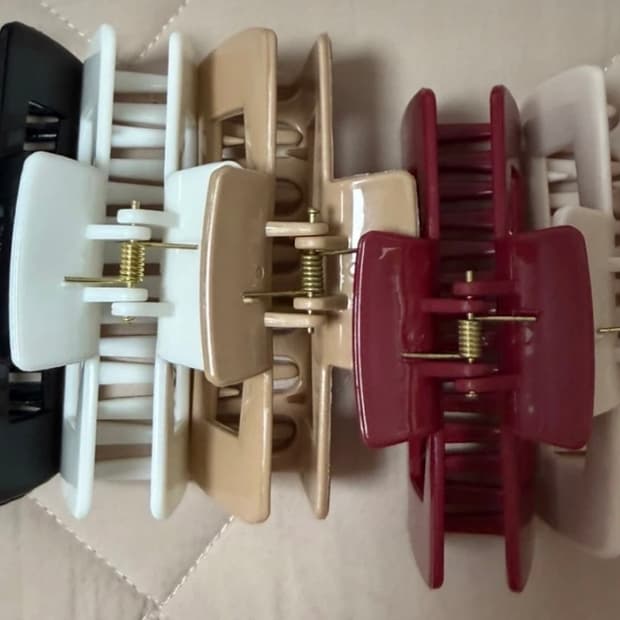 부드러운 집게핀 6개