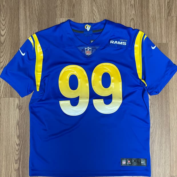 나이키 NFL 로스앤젤레스 램스 아론 도널드  베이퍼 리미티드 저지 XL