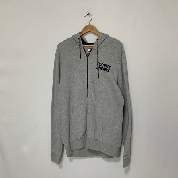 타미진스 타미힐피거 빈티지 그레이 후드집업 XL