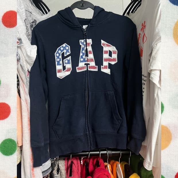 GAP 성조기 후드집업