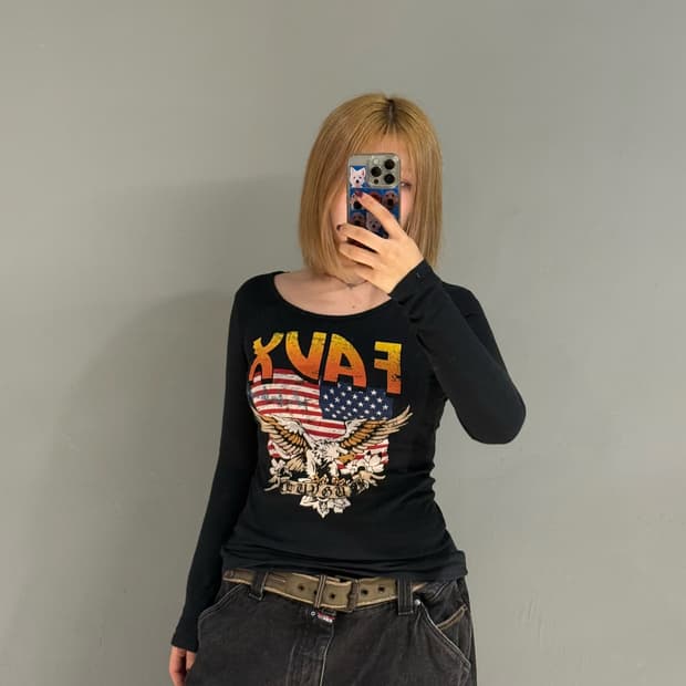 eagle printing & lettering long sleeve