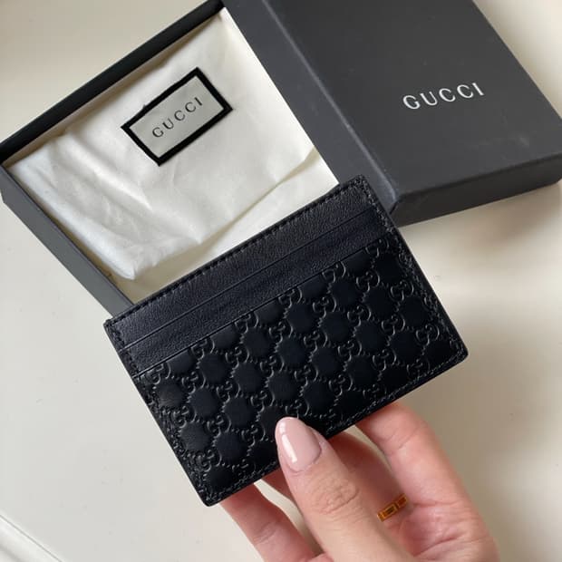 구찌 카드지갑 블랙