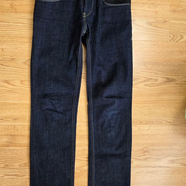 Levi’s 511 SLIM 진청 지퍼 디테일
