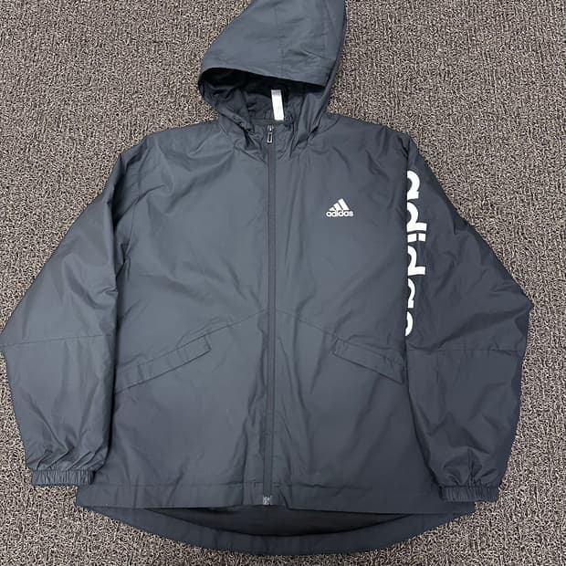 아디다스 경량 바람막이 자켓 블랙 S