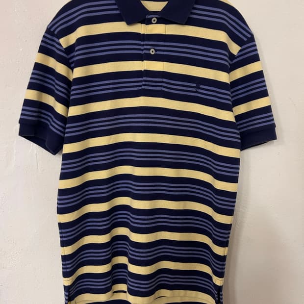 폴로 랄프로렌 스트라이프 반팔 카라티 S