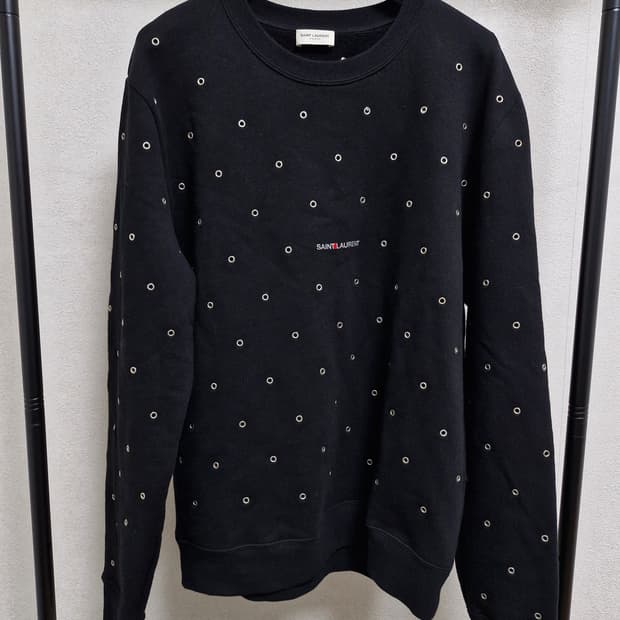 [L] SLP 생로랑 리브고쉬 로고 아일렛 스웻셔츠