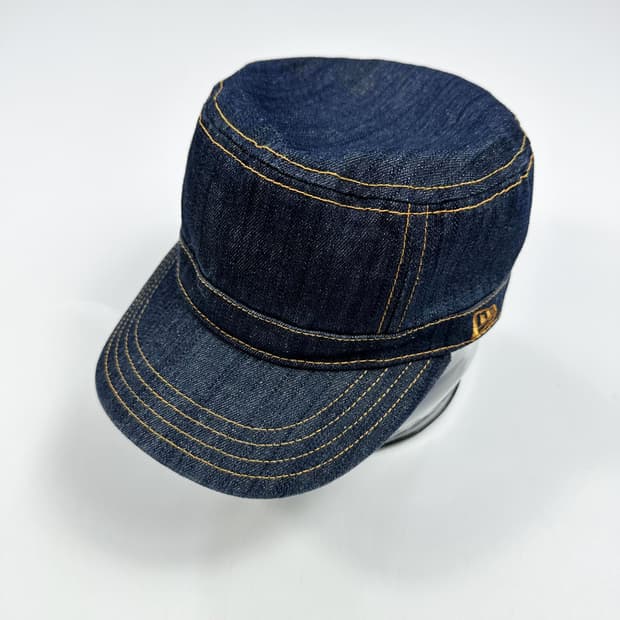 뉴에라 자수 데님 볼캡 모자