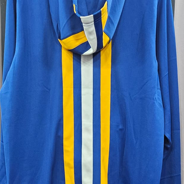 아디다스 올드스쿨 반집업 오버핏 후드 L