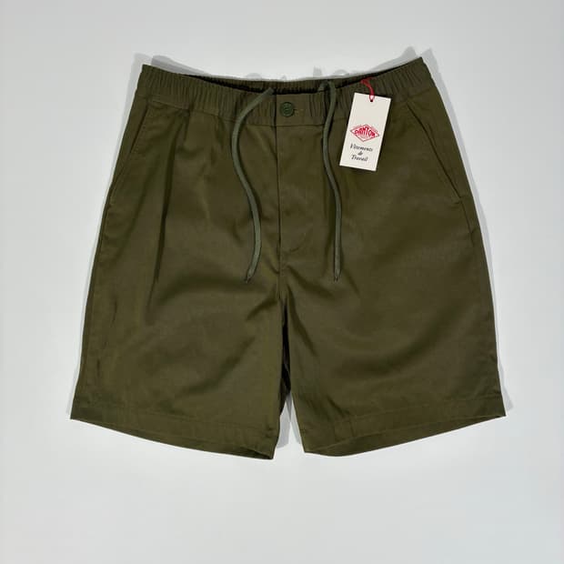 DANTON 단톤 나일론 트윌 이지 쇼츠 팬츠 카키 40사이즈