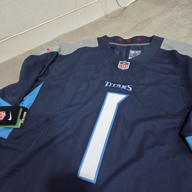 나이키/NFL 타이탄스 풋볼 럭비져지 /M