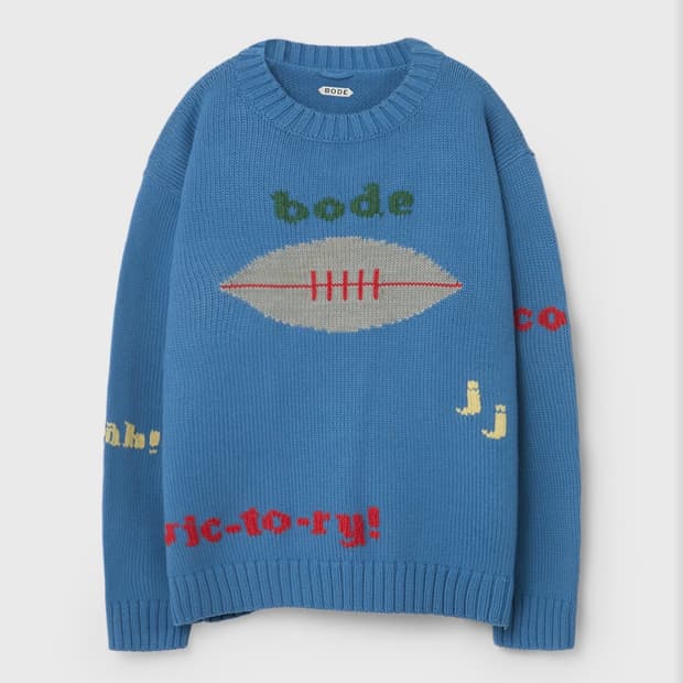 [M] BODE SPIRIT SWEATER BLUE