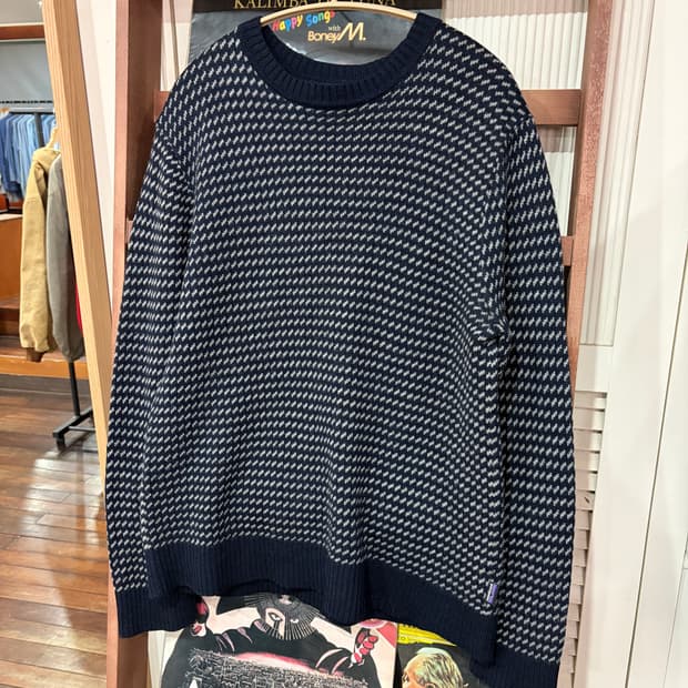 파타고니아 버드아이 패턴 니트