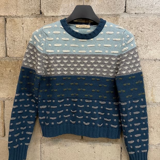 씨 바이 끌로에 니트 