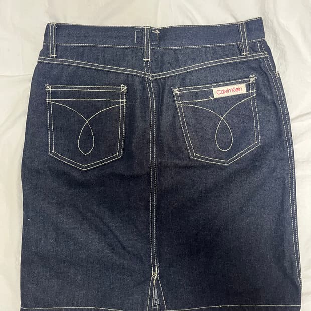 캘빈클라인 청치마