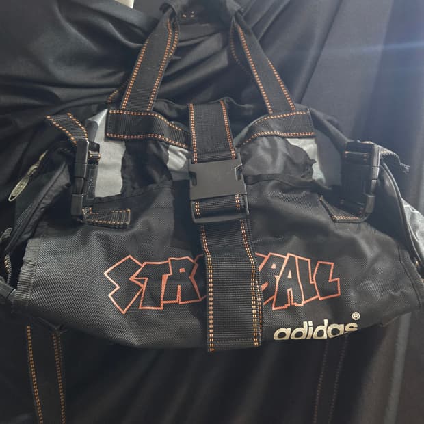 90' 올드스쿨 아디다스 스트릿볼 더플백