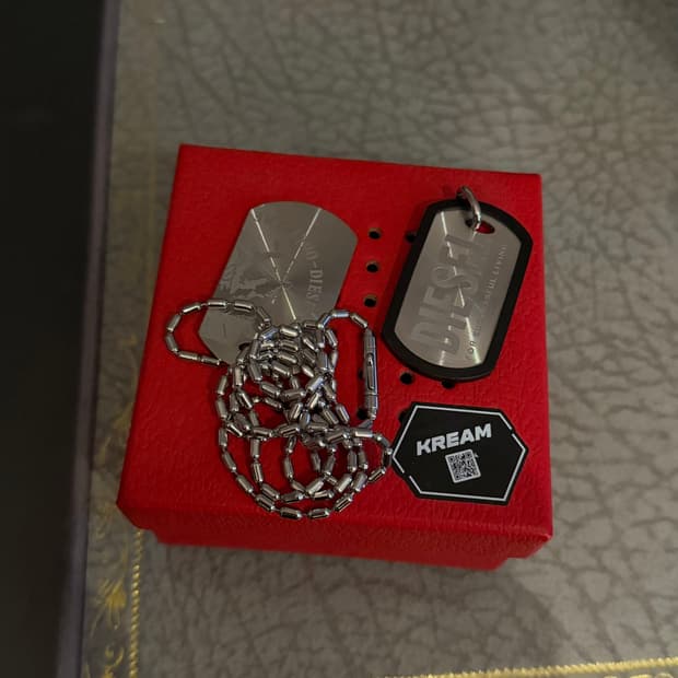 디젤 더블 도그 태그 목걸이