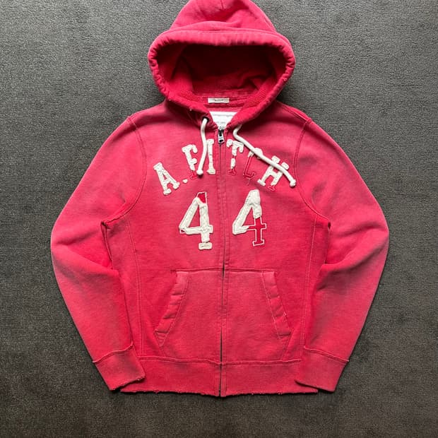 아베크롬비 핑크 후드집업 M