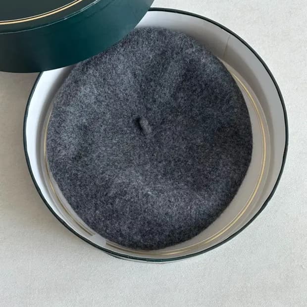 락피쉬헤리티지 울 베레모 그레이