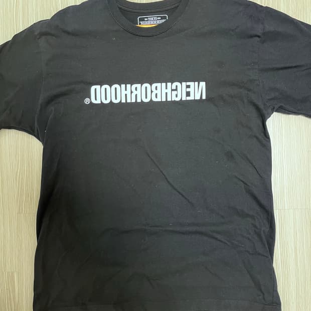 네이버후드 케이스티파이 콜라보 반팔티