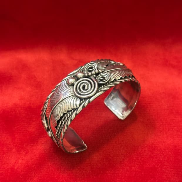 Wind Tribe Sterling Bracelet Bangle