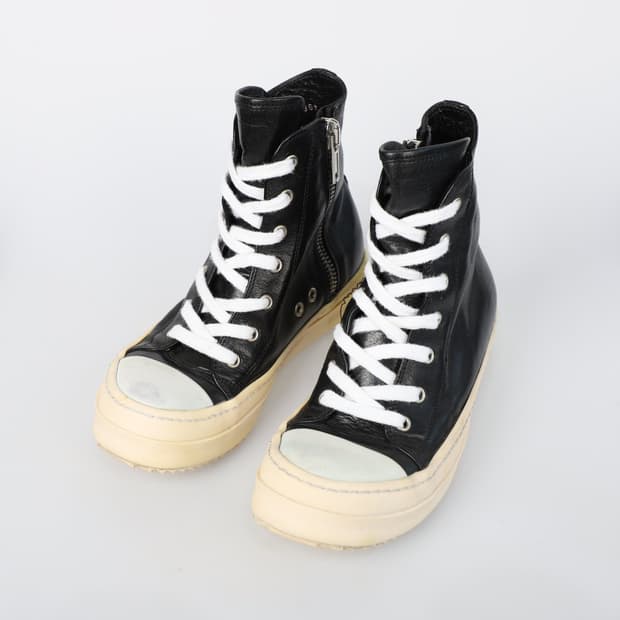 36.5 / Rick owens 릭오웬스 아카이브 라몬즈 하이 스니커즈