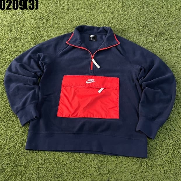 나이키 반집업 맨투맨
