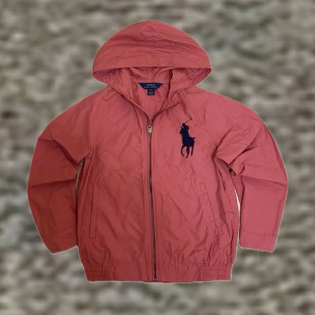 폴로 랄프로렌 빅포니 딥핑크 블루종 후드자켓 집업