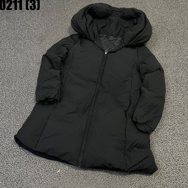 시스템 롱패딩 점퍼