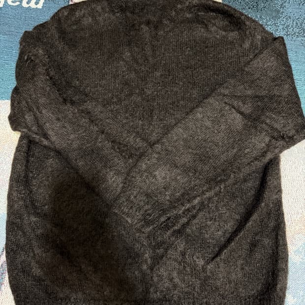 [4] 오라리 브러쉬드 슈퍼키드 모헤어 니트 다크브라운