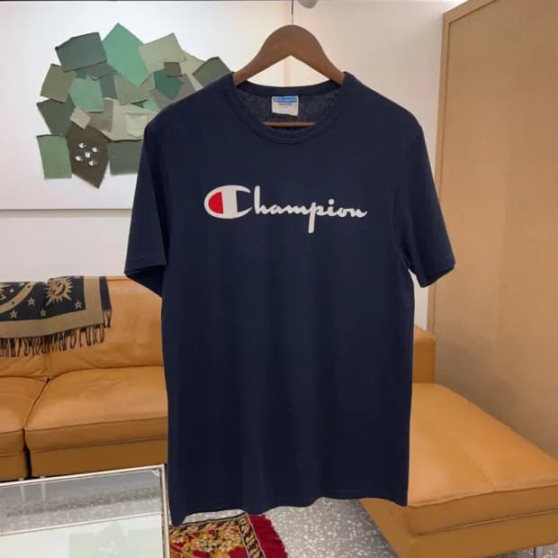 챔피온 빅로고 프린팅 반팔티 90 C03979
