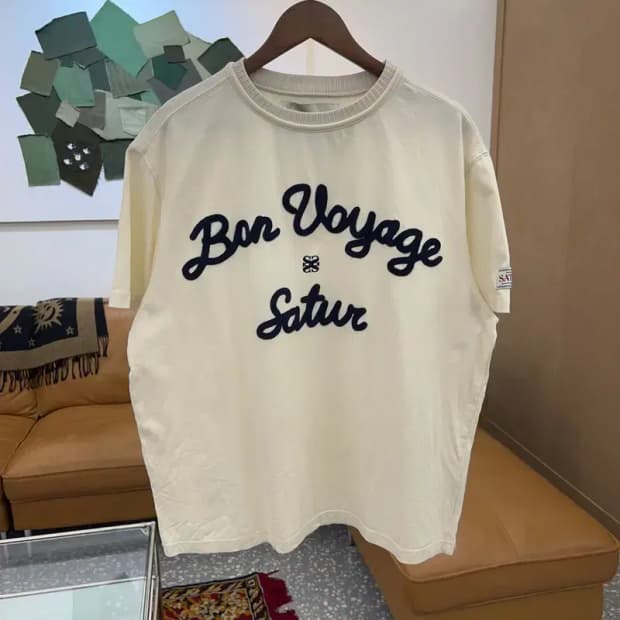 세터 로고 자수 보야지 반팔티 105 C04079