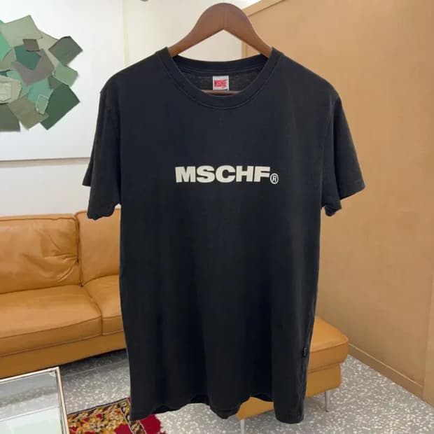미스치프 로고 프린팅 반팔티 95 C04138