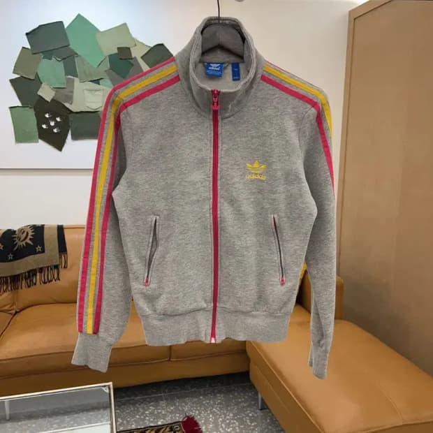 아디다스 유로파 삼선 트레이닝 집업  90 C04348