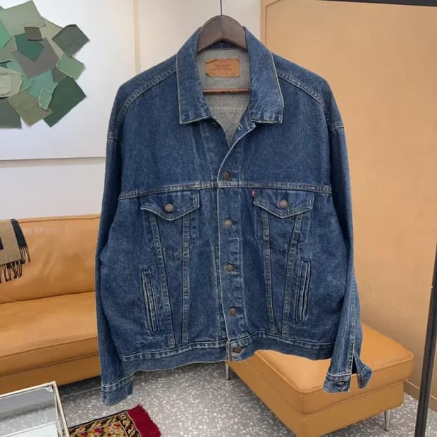 리바이스 USA 70507-0218 데님 청자켓 105 C04562