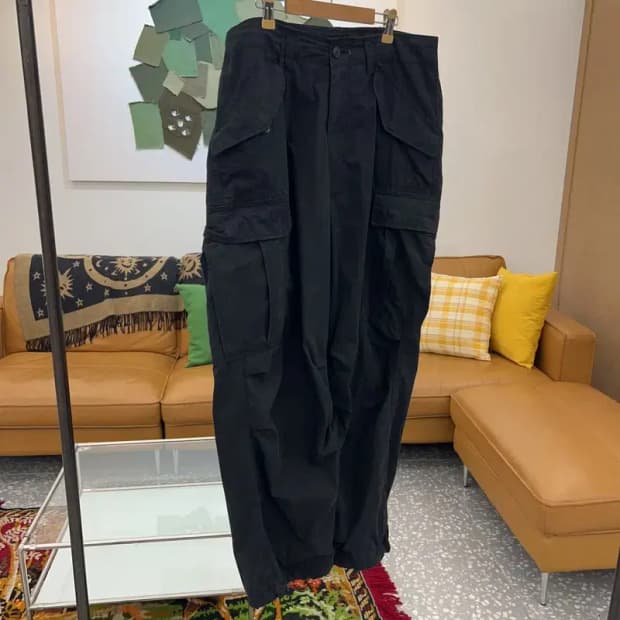 후아유 빈티지 카고팬츠 면바지 XL C04638