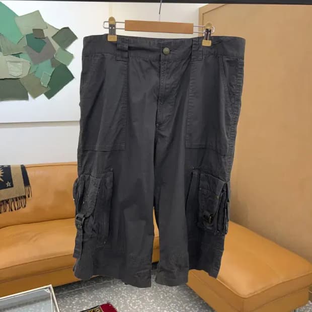 빈티지 Y2K 카고팬츠 반바지 XL C04699