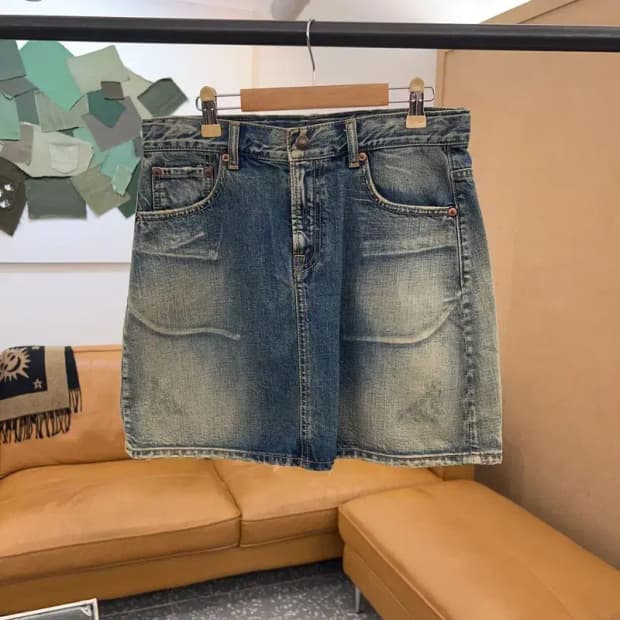 리바이스 레드탭 빈티지 데님 미니스커트 청치마 160 C04700