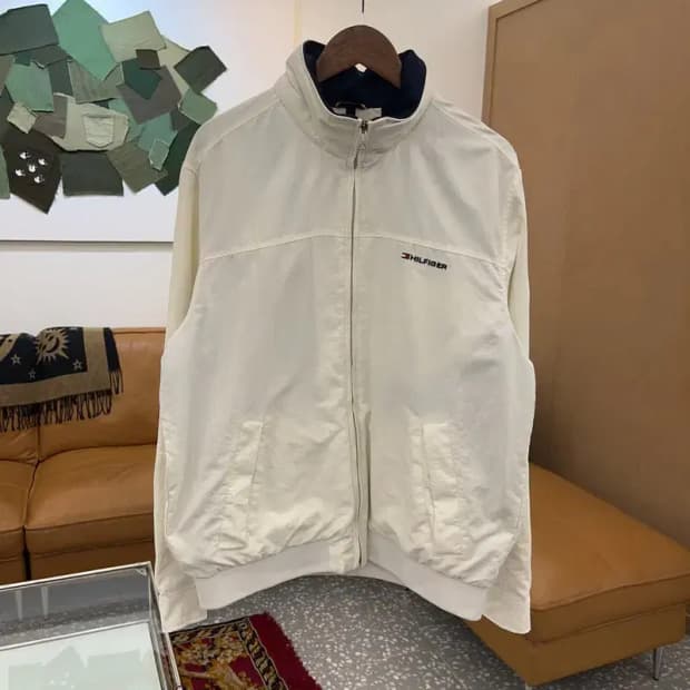 타미힐피거 올드스쿨 오버핏 바람막이 자켓 105 C04687