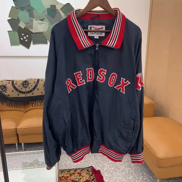 마제스틱 보스턴 레드삭스 오버핏 자켓 105 C04862