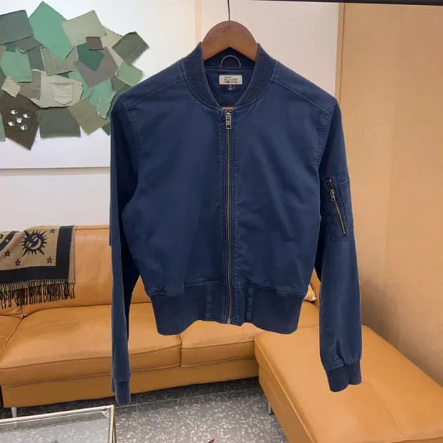 타미힐피거 올드스쿨 네이비 숏 블루종 자켓 95 C05036