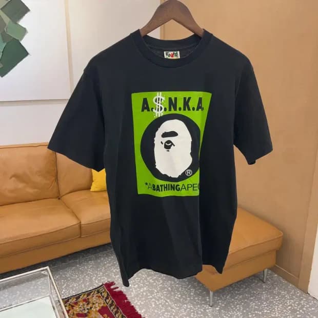 베이프 빈티지 박스 프린팅 반팔티 95 C05244