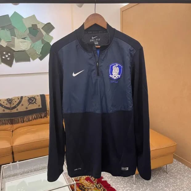 나이키 드라이핏 대한민국 축구 국대 반집업 긴팔티 90 C05424