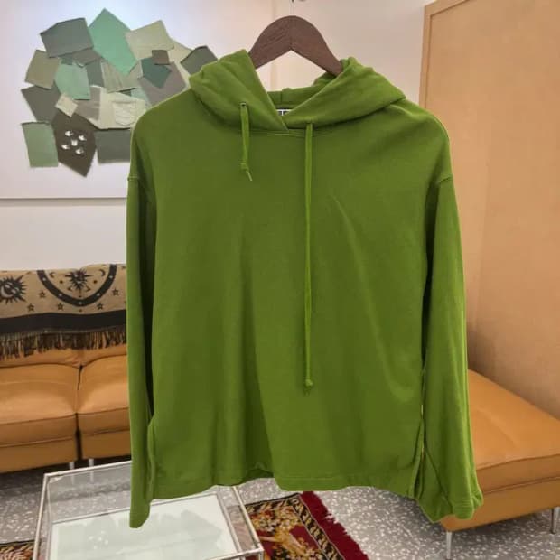 유니클로 U 르메르 무지 옆트임 후드티 95 C05554