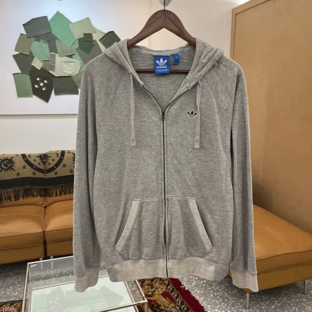 아디다스 자수로고 캐주얼 후드집업 95 C05564