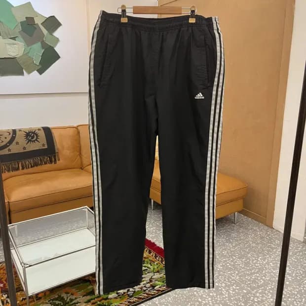 아디다스 삼선로고 우븐 누빔 트랙팬츠 츄리닝바지 95 C05687