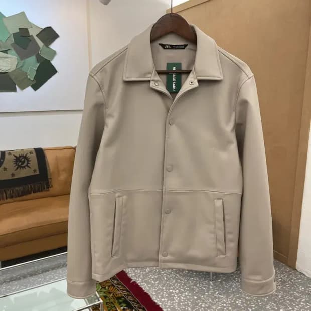 자라 ZARA 캐쥬얼 레자 가죽자켓 95 C05722