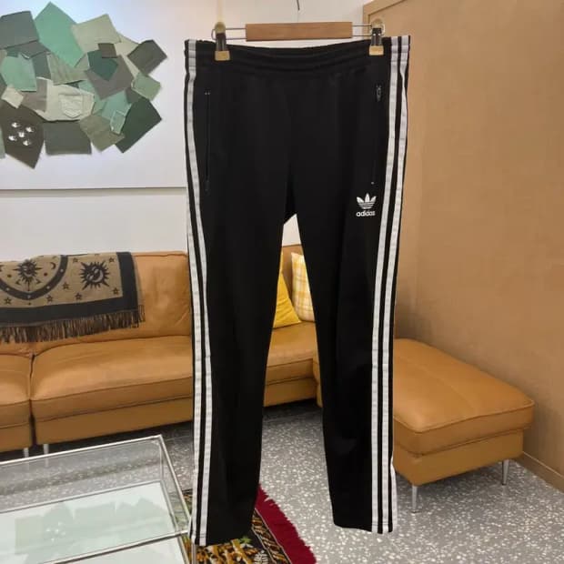 아디다스 유로파 검흰 트랙팬츠 츄리닝바지 90 C05746