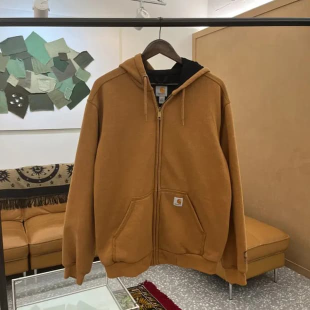 칼하트 레인 디펜더 써멀 빈티지 오버핏 후드집업 105 C05833